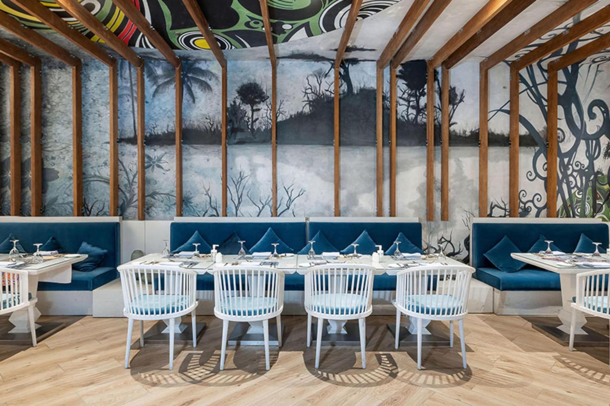 Rixos Premium Alamein العلمين المظهر الخارجي الصورة Restaurant interior