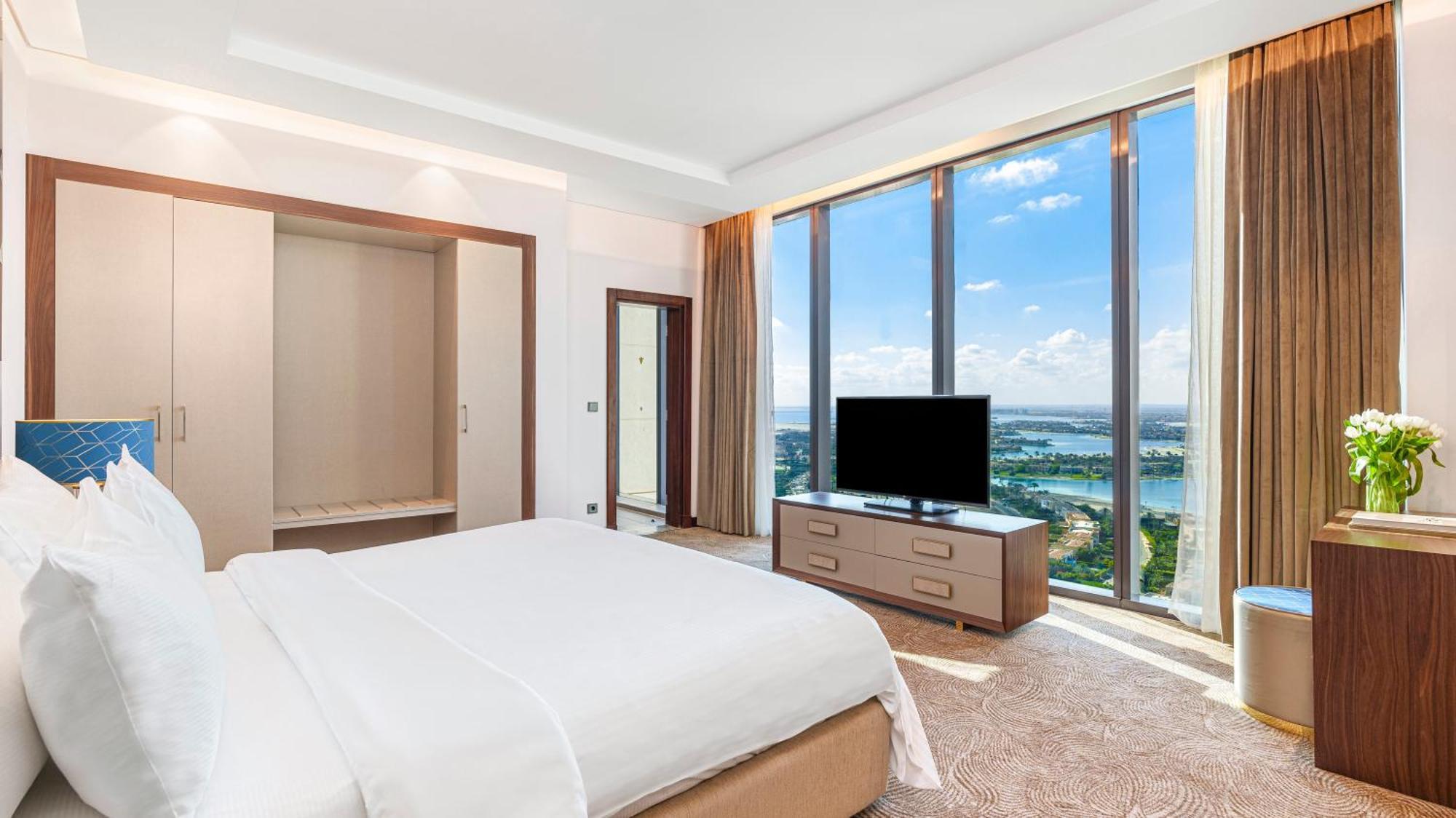 Rixos Premium Alamein العلمين الغرفة الصورة A bedroom at the hotel
